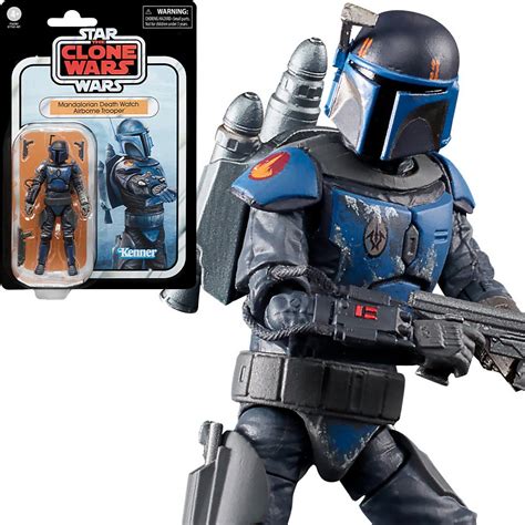 star wars clone wars death watch figure|star wars airborne death watch.